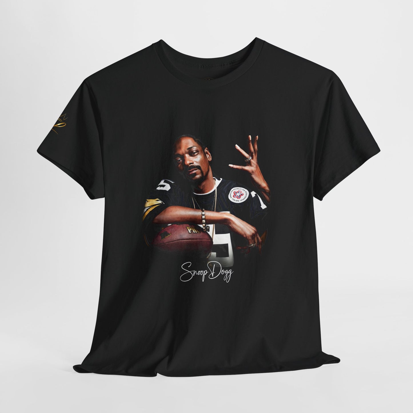 Graphic Tee — Vintage Football Hip-Hop Portrait "Snoop " Style