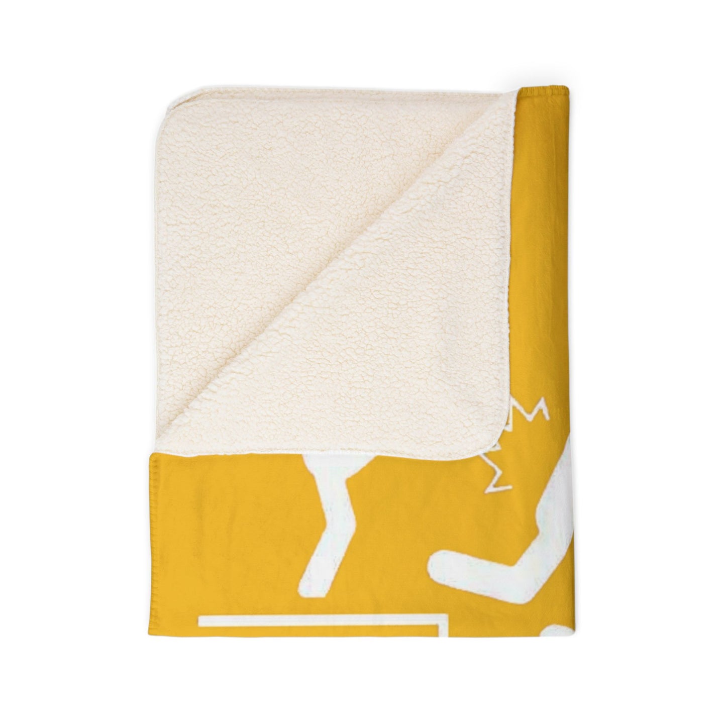 Fleece Sherpa Blanket — NFL Helmet Kick Sequence Design
