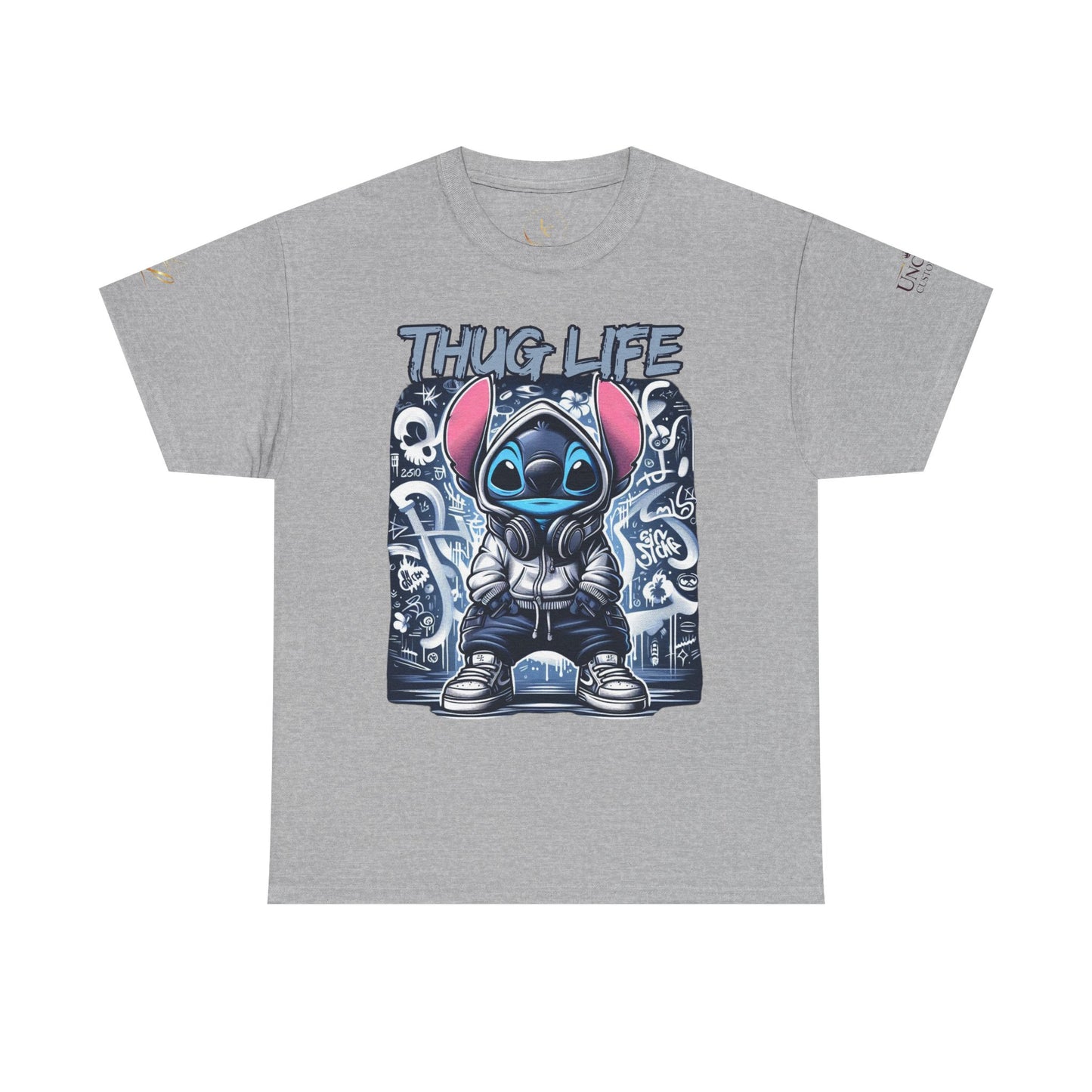 Thug  Stitch T-Shirt — Cute Streetwear Cartoon Tee