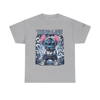 Thug  Stitch T-Shirt — Cute Streetwear Cartoon Tee