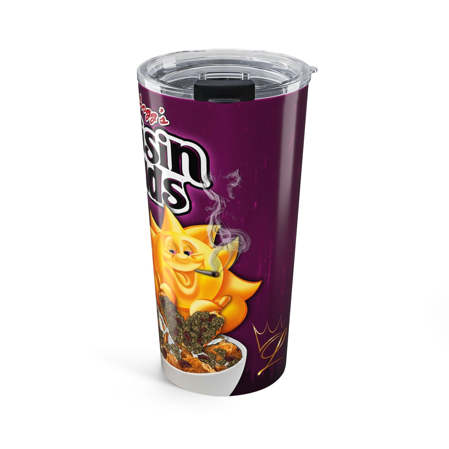20oz Insinous Sun Graphic Tumbler — Purple Coffee & Tea Travel Mug