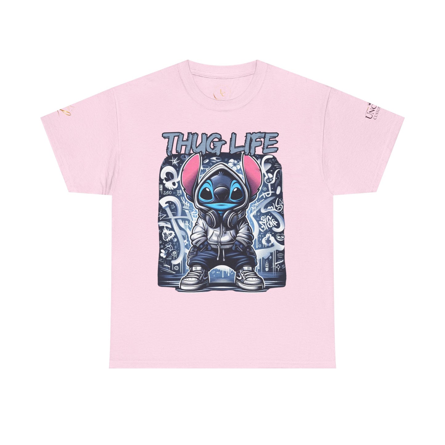 Thug  Stitch T-Shirt — Cute Streetwear Cartoon Tee