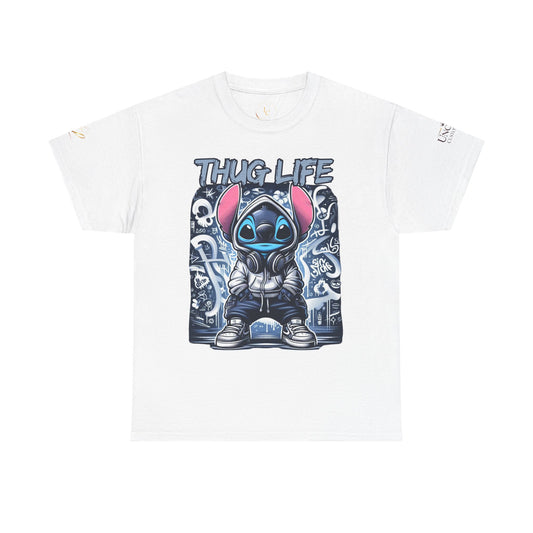 Thug  Stitch T-Shirt — Cute Streetwear Cartoon Tee