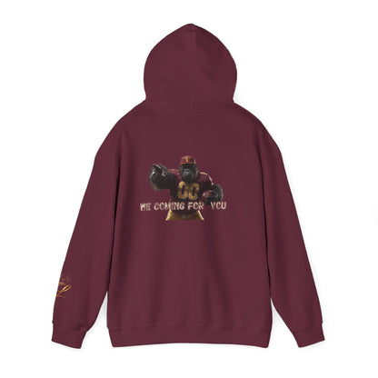 Uncle Custom King Hoodie — "We Coming For You" Graphic Pullover
