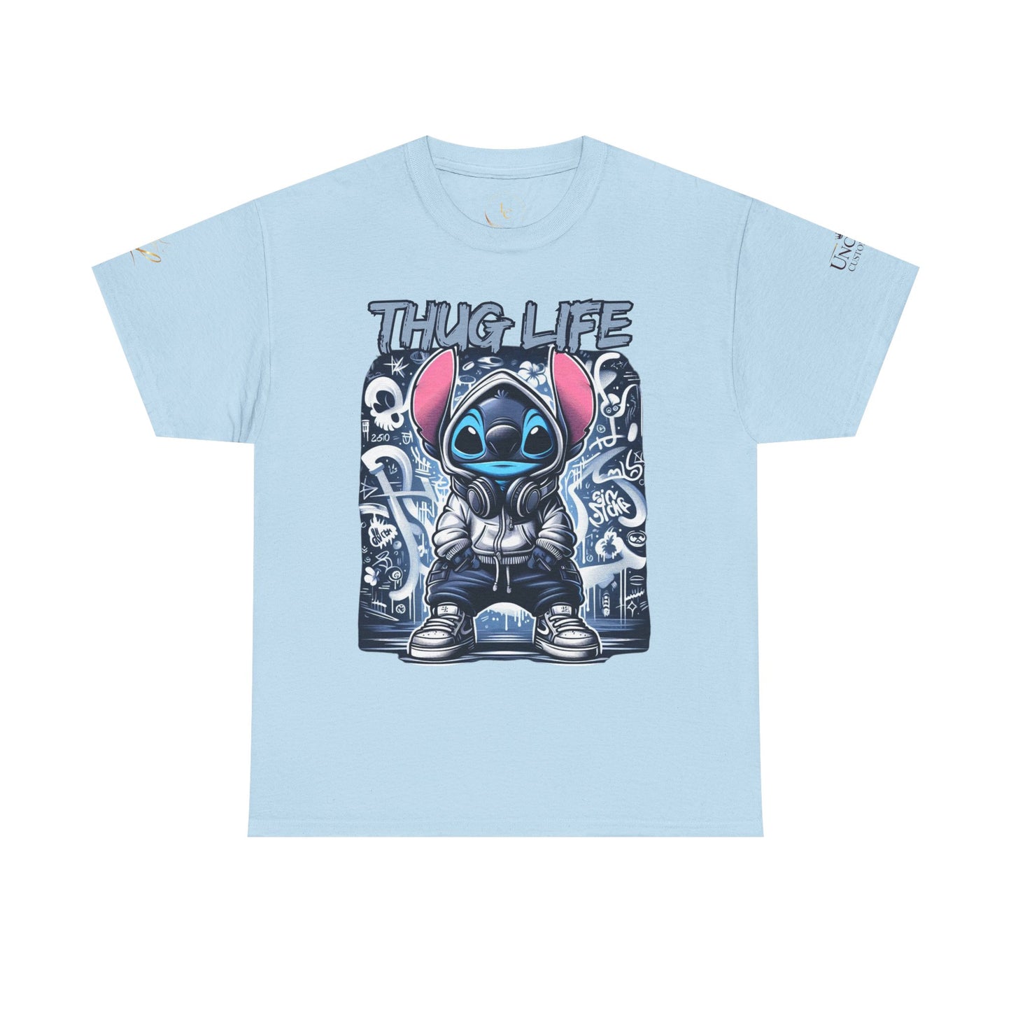 Thug  Stitch T-Shirt — Cute Streetwear Cartoon Tee