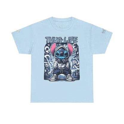 Thug  Stitch T-Shirt — Cute Streetwear Cartoon Tee