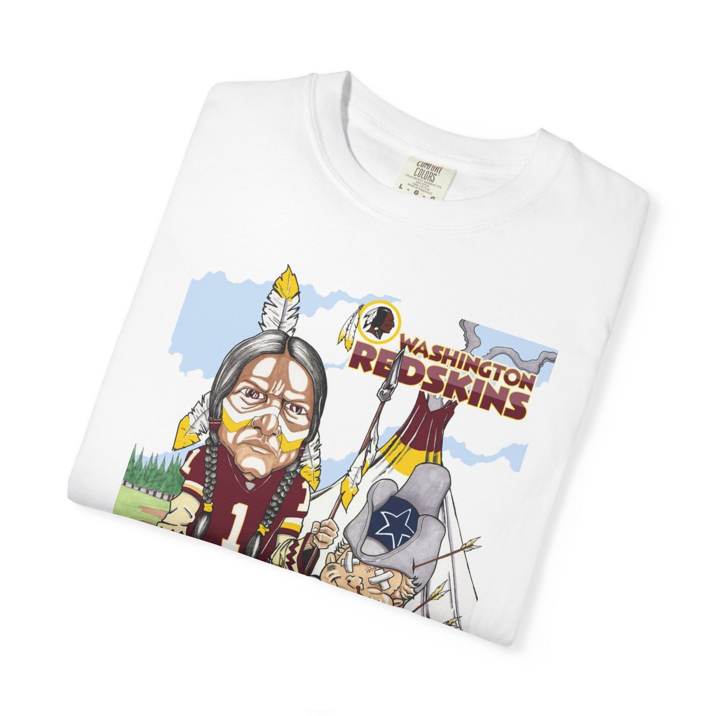 Football T-shirt - Washington Redskins Let Them Cook Design