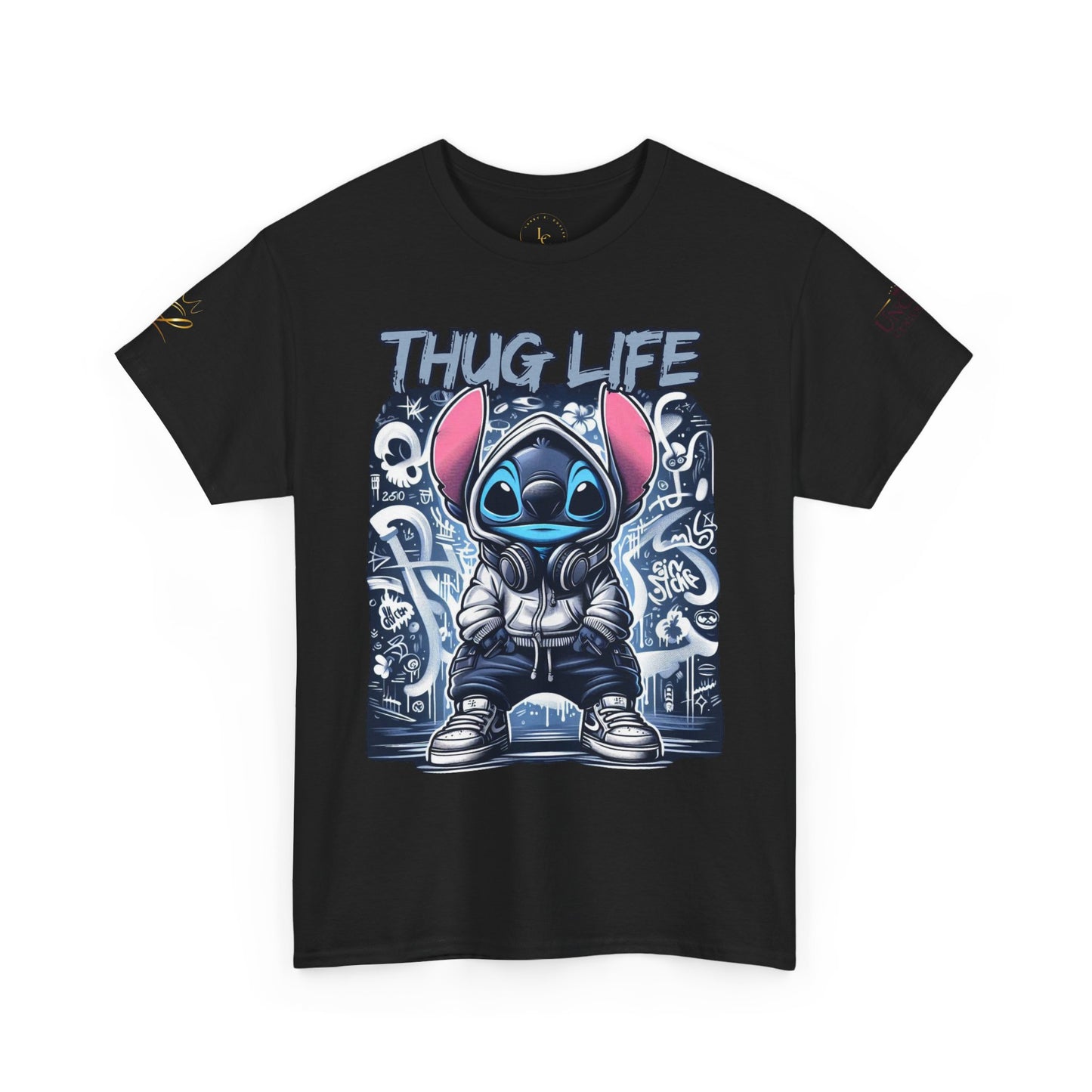 Thug  Stitch T-Shirt — Cute Streetwear Cartoon Tee