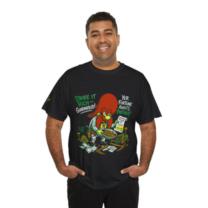 Yosemite Sam T‑Shirt — “Strike It Rich, Yer Fortune Awaits, Partner!” Graphic Tee
