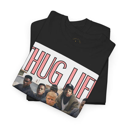 Thug Graphic Tee — Retro Crew Photo Streetwear T‑Shirt