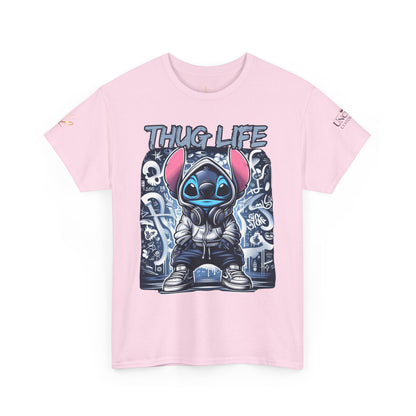 Thug  Stitch T-Shirt — Cute Streetwear Cartoon Tee