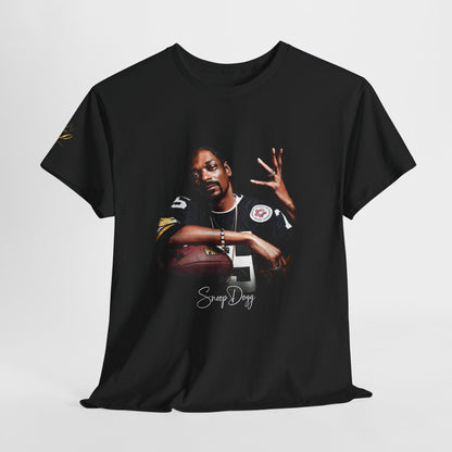 Graphic Tee — Vintage Football Hip-Hop Portrait "Snoop " Style