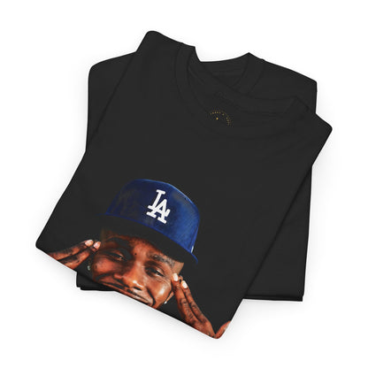 Graphic Tee — Celebrity  Smiling Portrait Photo Print T-Shirt