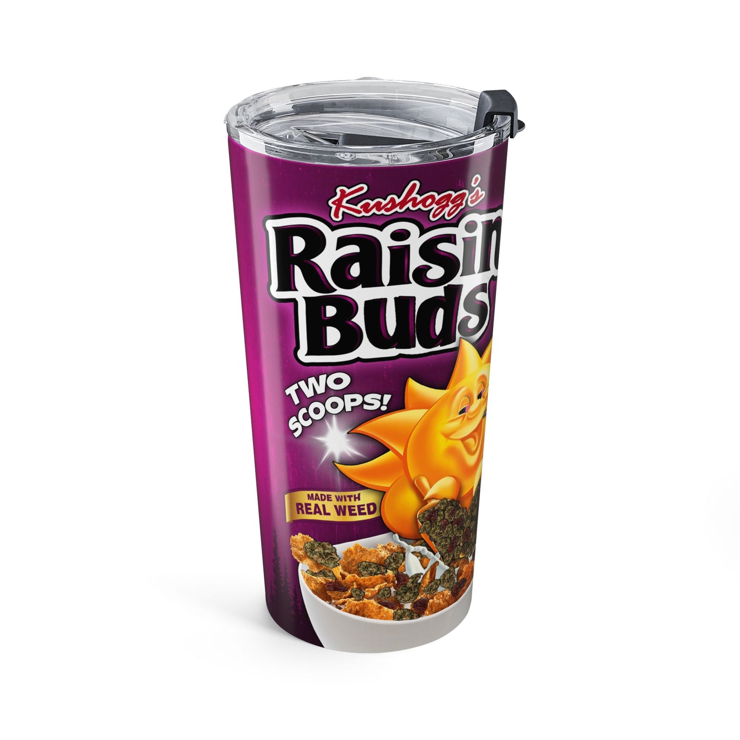 20oz Insinous Sun Graphic Tumbler — Purple Coffee & Tea Travel Mug