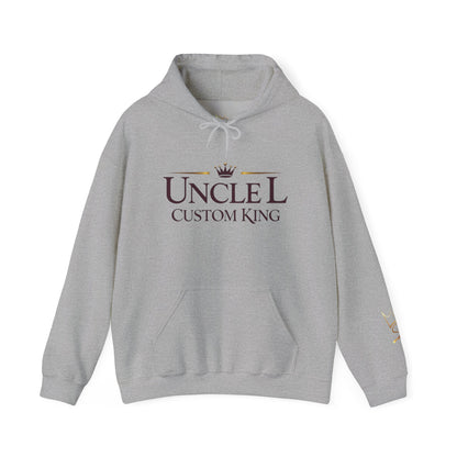 Uncle Custom King Hoodie — "We Coming For You" Graphic Pullover