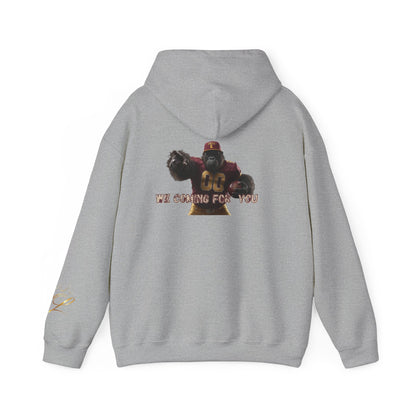 Uncle Custom King Hoodie — "We Coming For You" Graphic Pullover