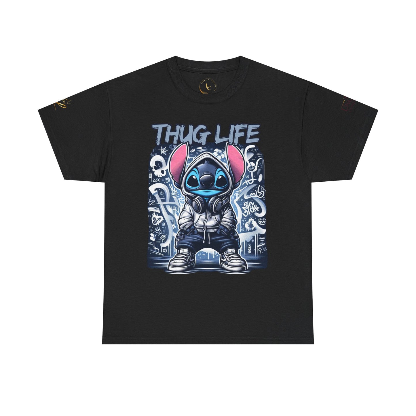 Thug  Stitch T-Shirt — Cute Streetwear Cartoon Tee