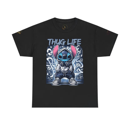 Thug  Stitch T-Shirt — Cute Streetwear Cartoon Tee