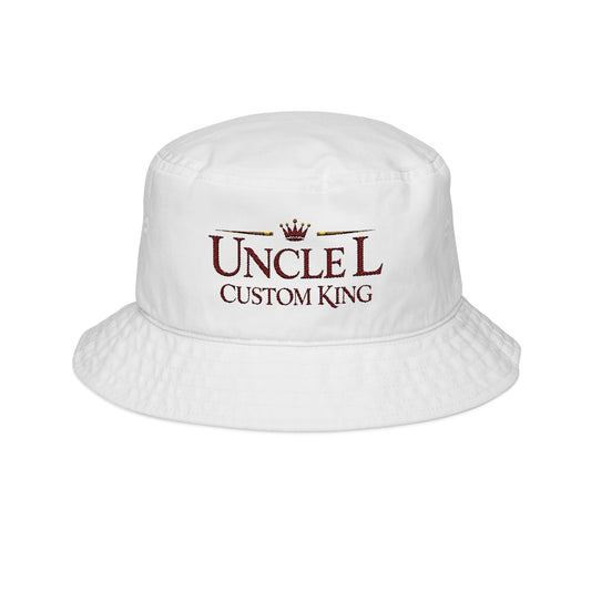 Uncle Custom King Embroidered Bucket Hat