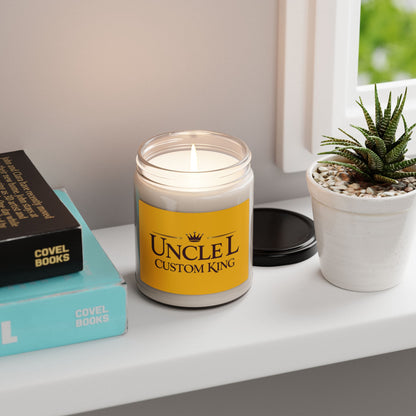Custom King 'Uncle L' Scented Soy Candle — 9oz Gift Candle for Him