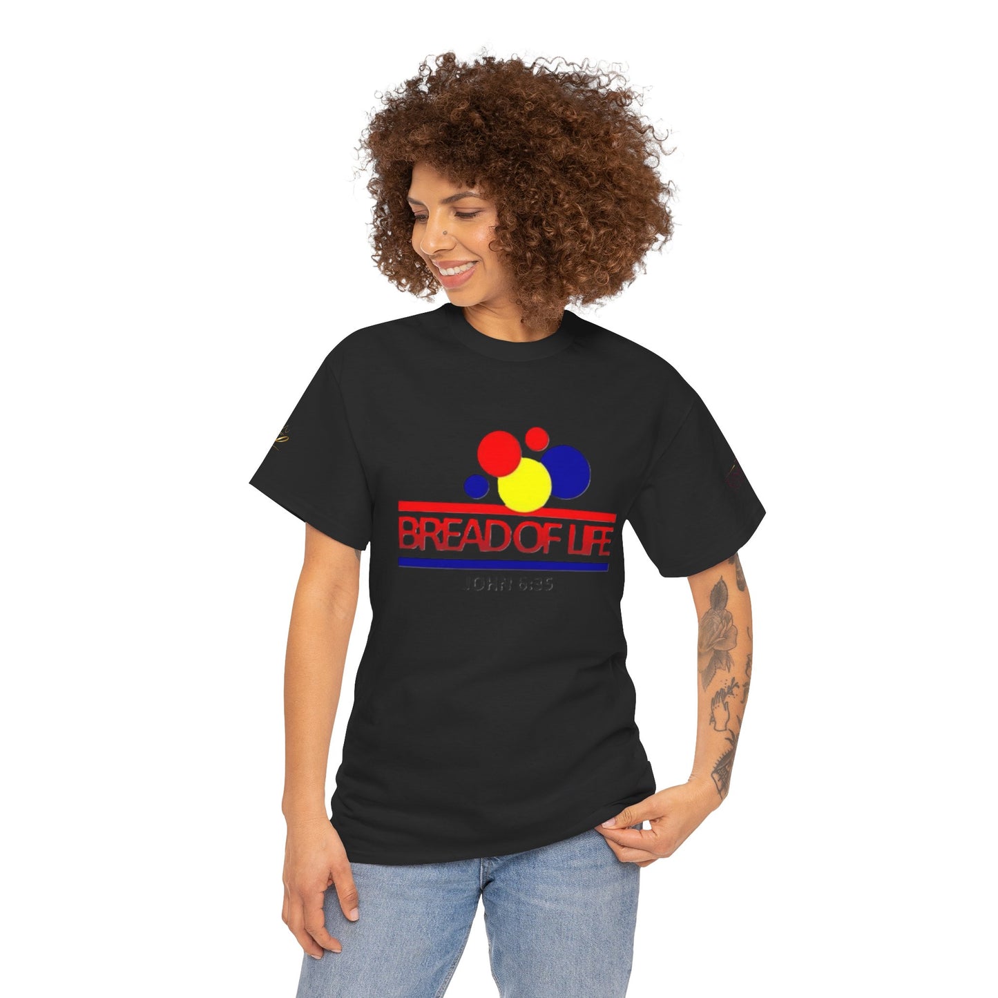 Bread of Life T‑Shirt - John 6:35 Christian Faith Tee