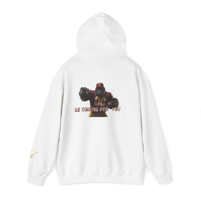 Uncle Custom King Hoodie — "We Coming For You" Graphic Pullover