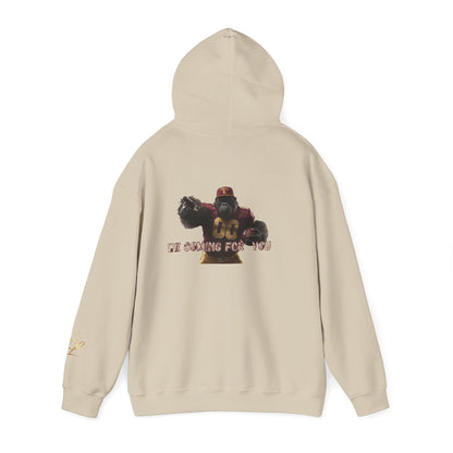Uncle Custom King Hoodie — "We Coming For You" Graphic Pullover