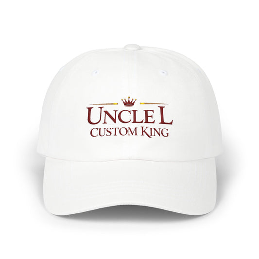 Uncle Custom King Dad Cap — Embroidered Crown Baseball Hat