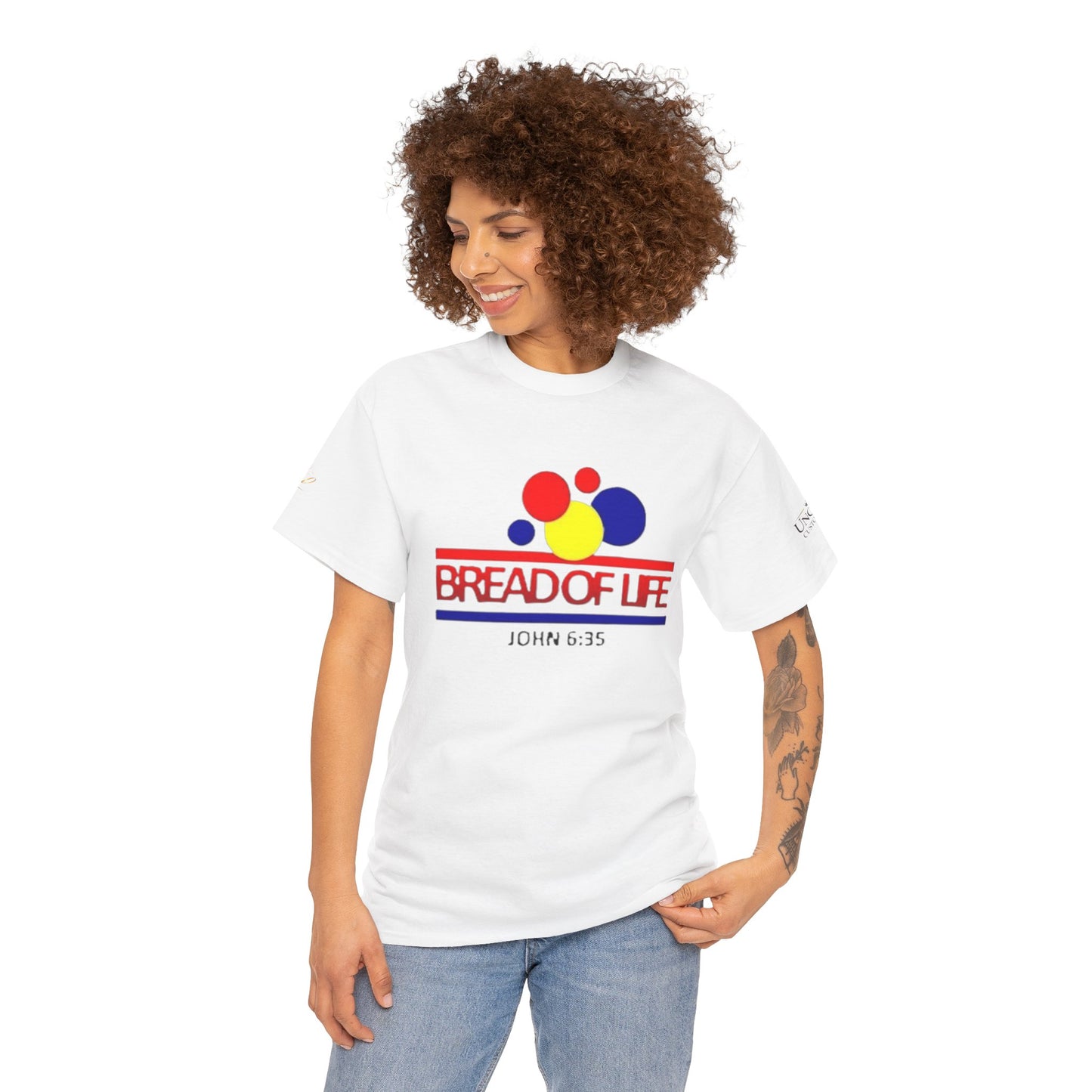 Bread of Life T‑Shirt - John 6:35 Christian Faith Tee