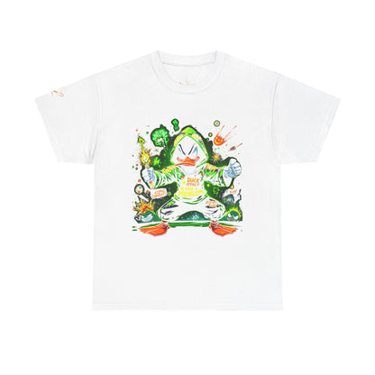 Daffy "We Have A Problem" Graphic Tee — Cute Green Streetwear T-Shirt