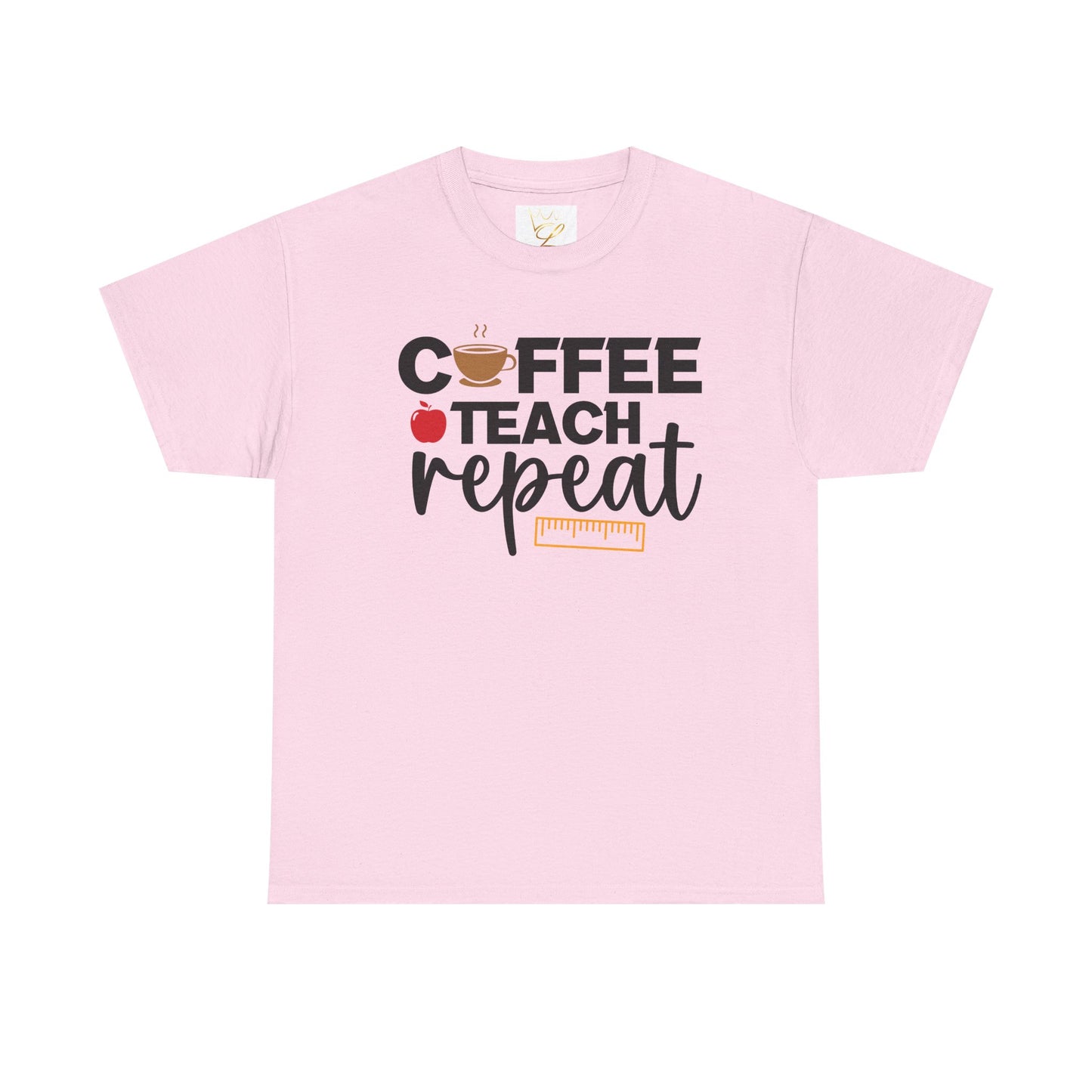 Coffee Teach Repeat Unisex Tee - Perfect Gift for Coffee Lovers and Teachers