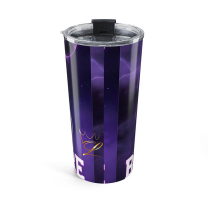 Football Player 20oz Tumbler — Purple Baltimore Team Design
