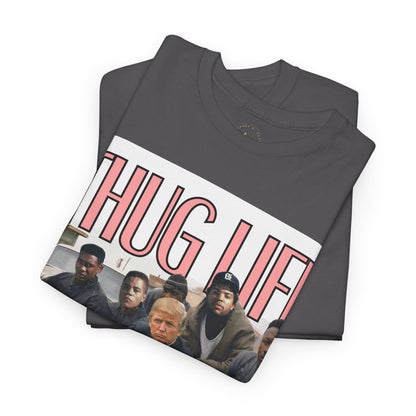 Thug Graphic Tee — Retro Crew Photo Streetwear T‑Shirt