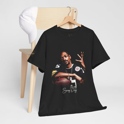 Graphic Tee — Vintage Football Hip-Hop Portrait "Snoop " Style