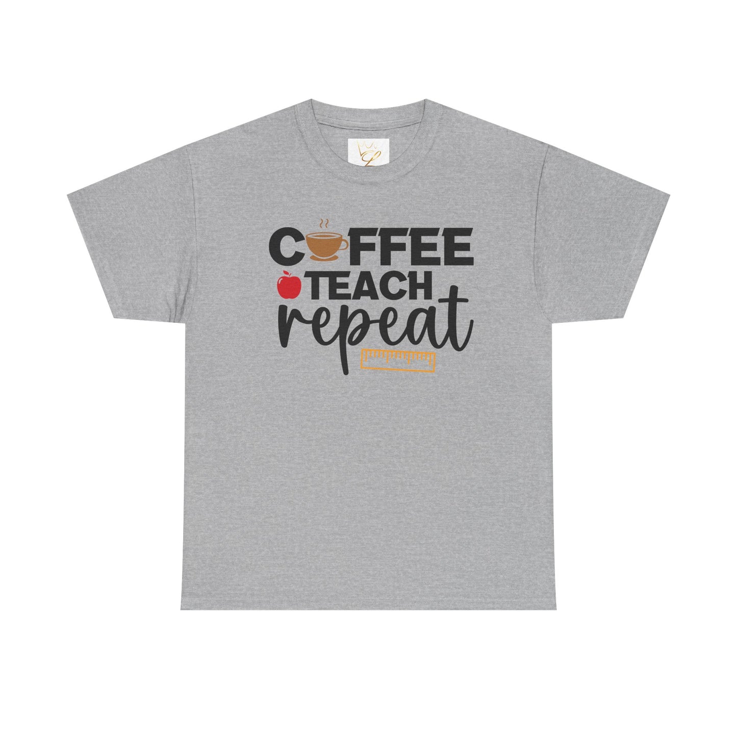 Coffee Teach Repeat Unisex Tee - Perfect Gift for Coffee Lovers and Teachers