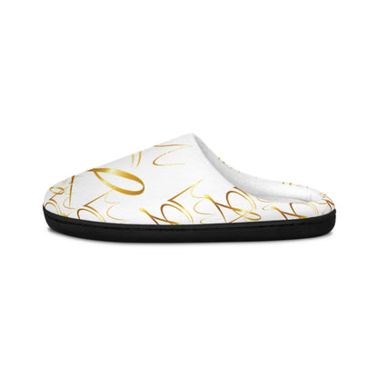 Uncle L — Gold Script Men's Indoor Slippers