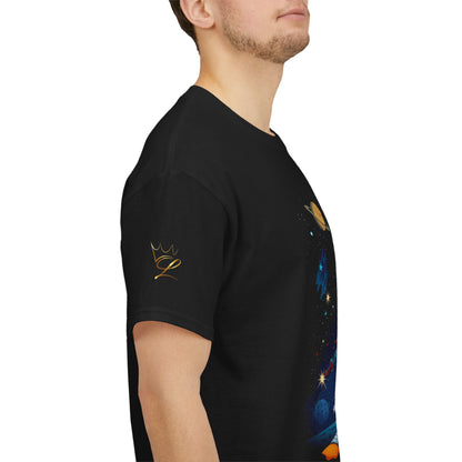 Space Daffy Duck Astronaut T-Shirt — Cute Retro Cosmic Graphic Tee