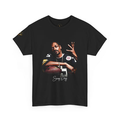 Graphic Tee — Vintage Football Hip-Hop Portrait "Snoop " Style